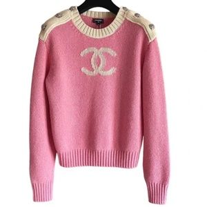 Chanel 22K Cashmere Pink Sweater